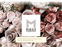 Tablet Screenshot of mossfloristas.com